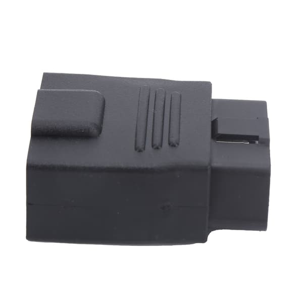 16-pinners OBD2 Plugg Adapter Hann til Hunn ABS Plast Kode Leser Feilsjekk OBD Kontakt