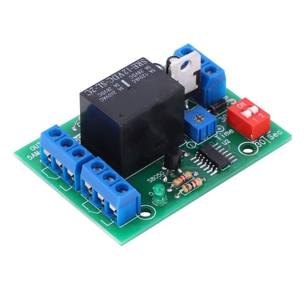 10-16V Forsinket Sluk Timer Relæ Modul DPDT 2 Kanal Output