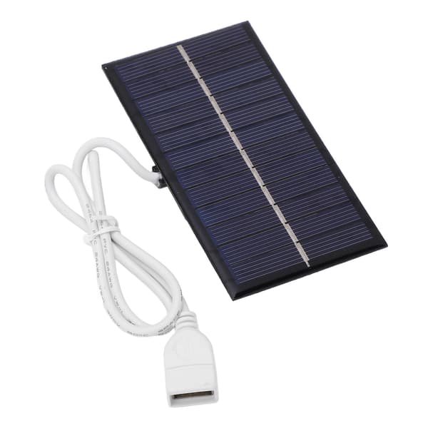 1W 6V Solcelleopladerpanel Bærbar DIY Solcelleplade til Mobiltelefon Hjemmebelysning
