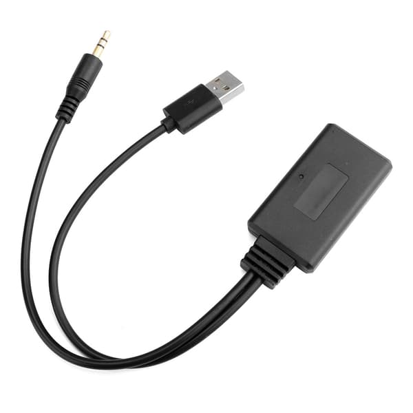 12-pinners AUX USB 35MM plugg Bluetooth-adapter kompatibel med E90 E91 E92 E93