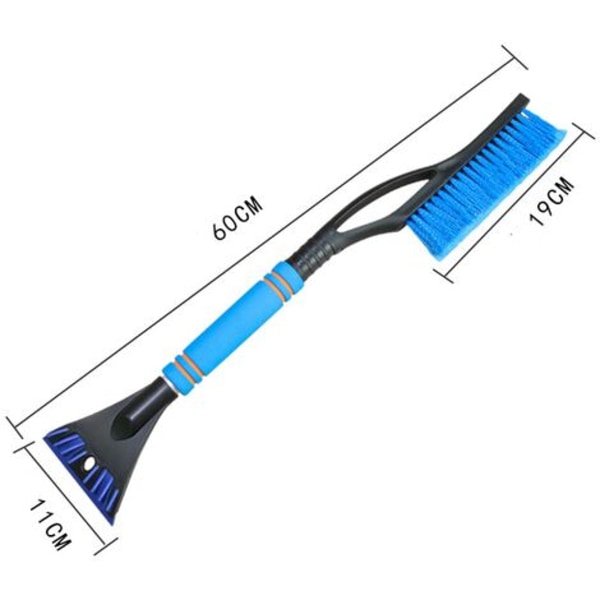 PCatherine irrotettava lumiharja ajoneuvoon, modulaarinen lumiharja, auton tuulilasi, lumi vaahtomuoviharjan kahvalla, 830