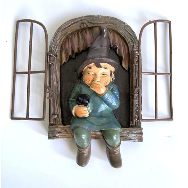 Resin Craft Gnome Garden Gnome Ornament (W25),