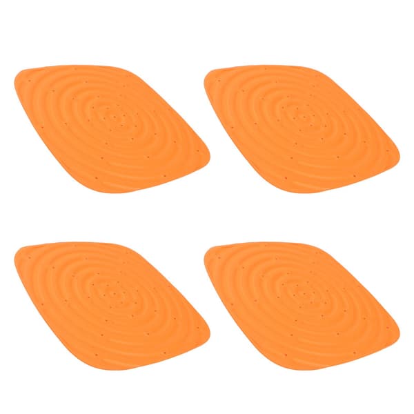 4 STK Vaskbar Genanvendelig Kyllingerede Pad Høne Seng Kasse Liner Måtte Orange
