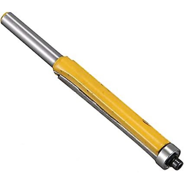 Height Extra Long Flush Trim Router Bit Woodworking Cutter For Woodworking DIY Tool (Yellow) (1pcs)