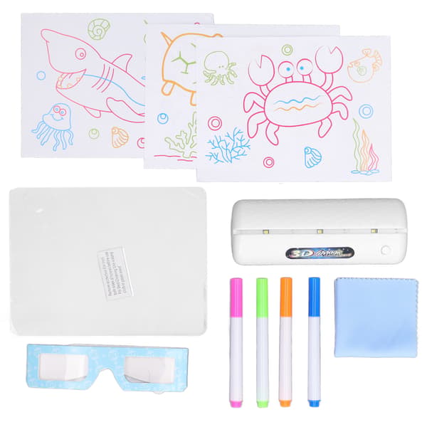 Ultimat 3D Selvlysende Osean Doodle Lysbrett DIY for Barn