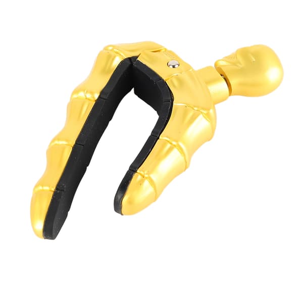 Akustisk Gitarr Capo Skalle Form Ganska Cool Metall Elektrisk Klassisk Gitarr Capo för Ukulele Guld