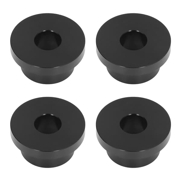 4 stk. Billet Styreforhøyerforing Solid CNC T6 Aluminiumslegering Tilbehørssett for FXR Svart