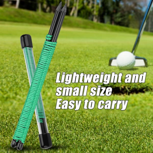 Utendørs solid glassfiber golfball sport fleksibel tee treningsholder korrigerer