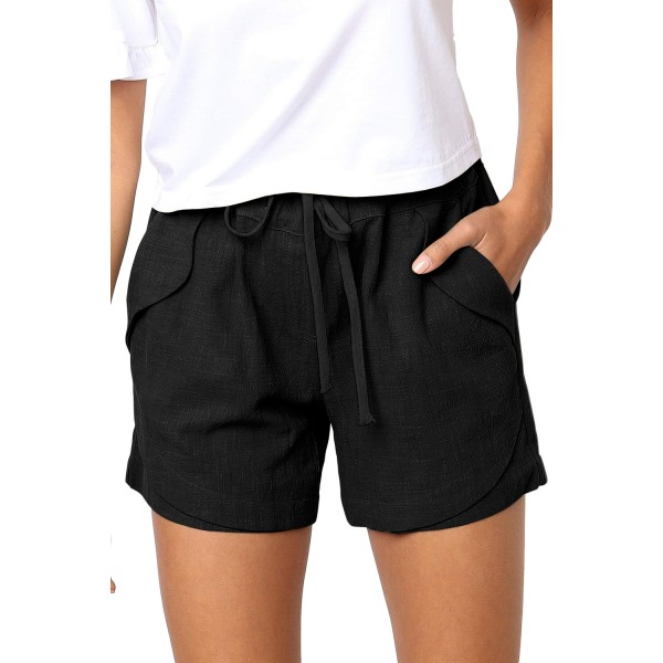 Casual boksershorts til kvinder sommeren 2023 Black 5XL