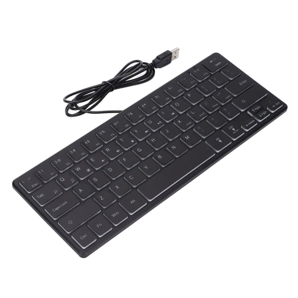 Kablet Gaming Tastatur 64 Taster Mini RGB 3 Baklys Desktop Notebook Datatilbehør
