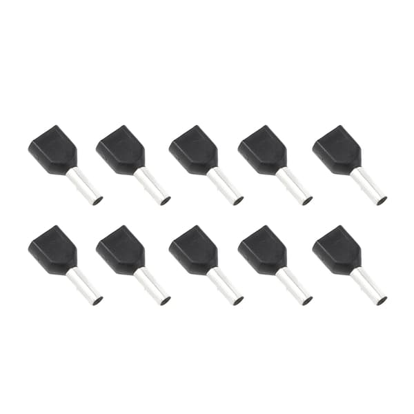 100 stk. dobbeltisolerede ferruler terminaler kobber PVC ledningsender ferruler AWG 16 1,5 mm²