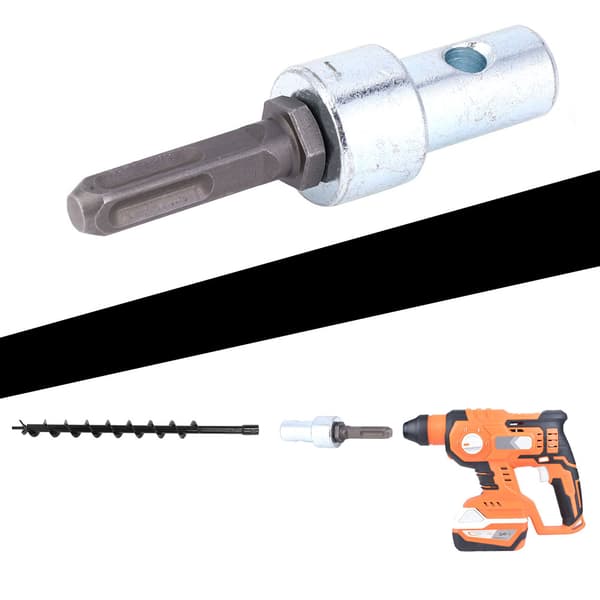 Firkantet 4-huls borebitadapter til elektrisk hammer til jordborforbindelsesværktøj