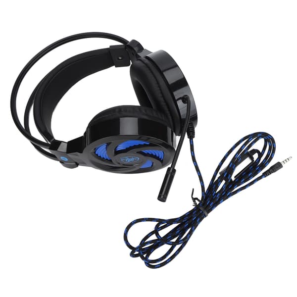 SY855MV Støyreduserende Over Ear Gaming Headset med Mikrofon Volumkontroll for PS4 PC Laptop