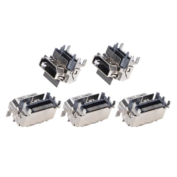 5 stk. 1080P HDMI Socket Port Interface Connector Udskiftning til Xbox One S Spillekonsol