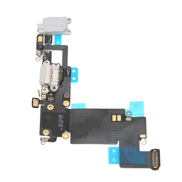 iPhone 6S Plus Laddningsport Modul USB Dock Connector Mikrofon Hörlurs Flexkabel Grå