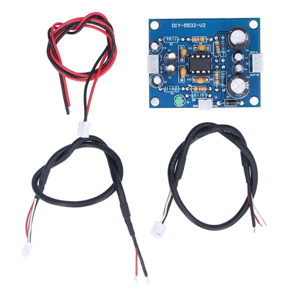 Forsterkerkort PCB Enkel strøm Frontpanel Doble paneler Design 5 ganger forstørrelse 12-35V