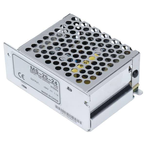 25W LED-switch strømforsyning i aluminiumslegering 100-240VAC MS-25-24