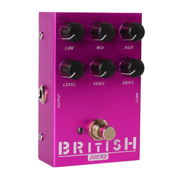 Elgitarr Effekter Drive Pedal Effektor Simulerar Gitarr Distortion och Overdrive Effekter AN 31 Lila