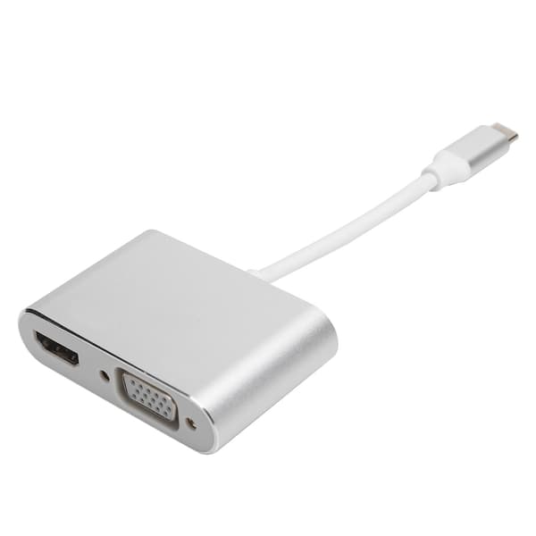 Typ C till HDMI VGA Video Converter Adapter Dock för Telefoner och Laptops