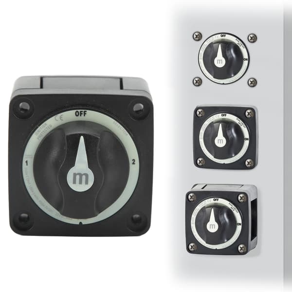 Marine Batterivælgerkontakt 4 Positioner Isolator Strømkreds Afbryder til Båd RV