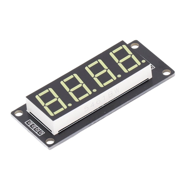 4 stk. LED-segment digitalt displaymodul 4 Bits 7 segmenter 0,56 tommer MRA172C Hvit PCB-klokkemodul