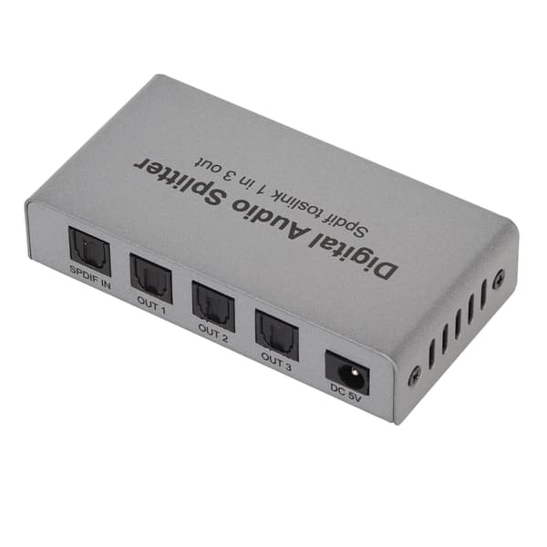 1x3 SPDIF Optisk Splitter LPCM2.0 DTS Dolby AC3 Digital Lyd til Hjemmebiograf DVD CD Afspiller