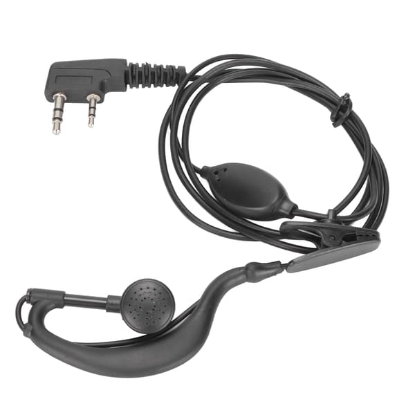 Baofeng TK Interface 2-vejs Radio Headset med Klips til BF 888S UV 5R