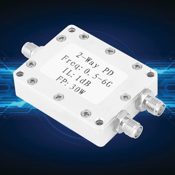0,5-6GHz 30W 2-vejs RF-effektdeler-modul