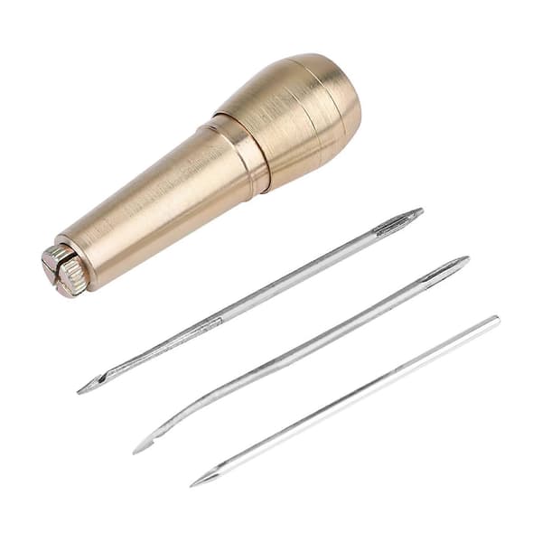 3 Needles Copper Handle Sewing Machine Leather Shoe Repair Tool