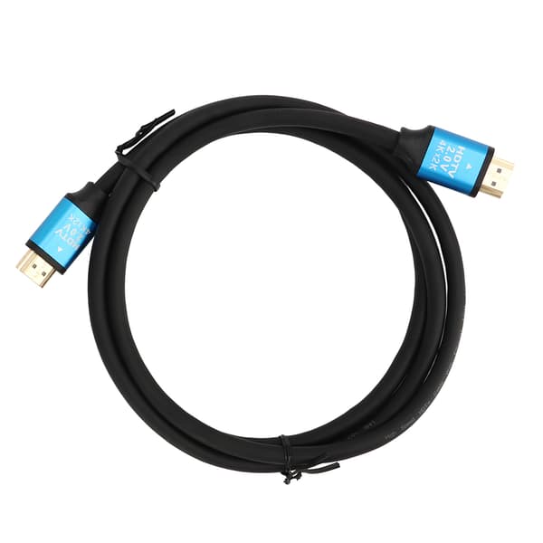 Blåt 4K HDMI-kabel 1,5 m 4,9 ft High Definition Multimedia Interface til TV PC Laptop Aluminiumlegering PVC