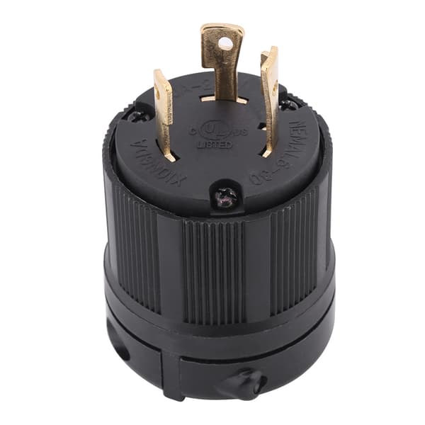 NEMA L6 30P 30A 250V 3-leder Twist Lock elektrisk stikforbindelse