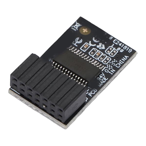 TPM 2.0 Modul LPC 14Pin Sikker Lagring Kryptering Sikkerhetskort for ASUS Hovedkort Windows 10 11