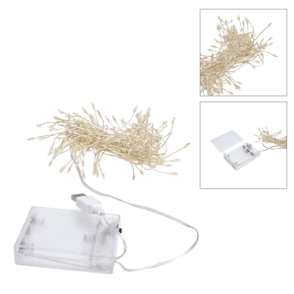 200 LED Koppartråd USB-driven Multifunktionell Dekorativ Lampa för Hem Sovrum