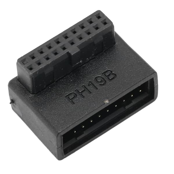 USB 3.0 Frontpaneladapter 90 Graders Vinkel 19Pin till 20Pin Header Typ B för PC Moderkort