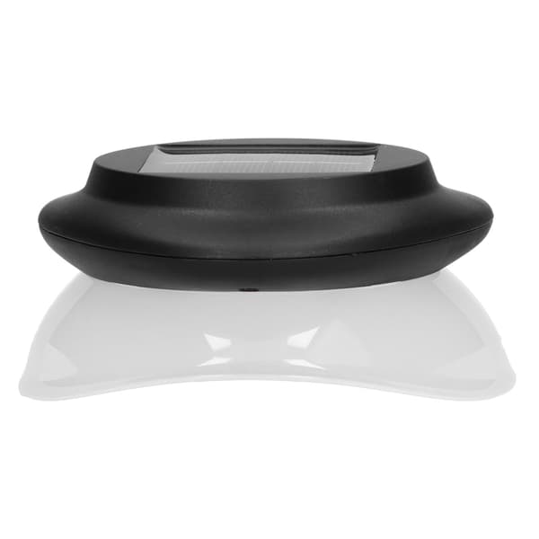 9LED Solcellelampe IP55 Vanntett 6500K Hvit Hagelampe med Sensor for Utendørs Gjerde