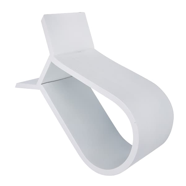 Hovedtelefonholder Bluetooth-headset Integreret buet displaystativ Opbevaringstilbehør Hvid