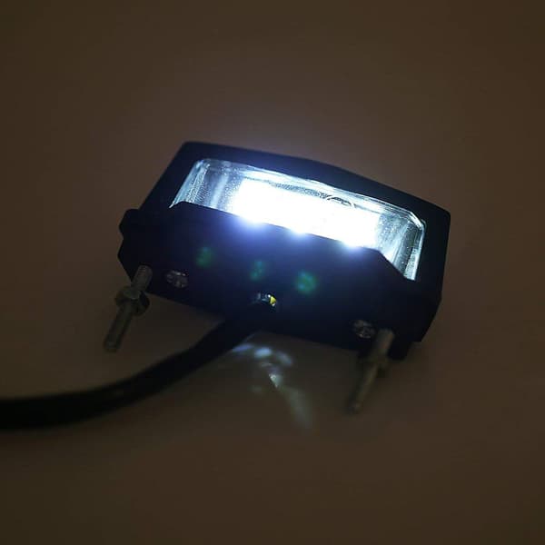 Mini Motorcykel LED Registreringsskylt Lampa 12V