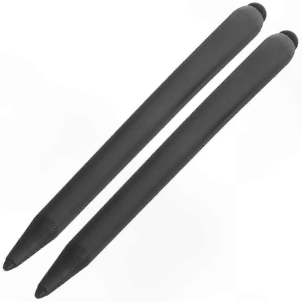2-pack Stylus Pens for Capacitive Touchscreens Infrared Whiteboard Comfortable Pointer Tool Black Black 16.00X1.50X1.50CM