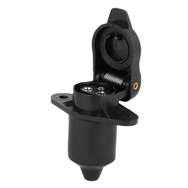 Sort Plastik 3-benet Trailer Stik Ledningsnet Adapter