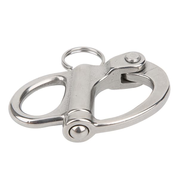 Bjergbestigning Klatring Lænke 316 Rustfrit Stål Fast Hurtigudløser Snap Hook 70MM