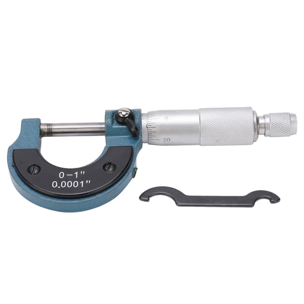 0-25 mm/0-1 tomme 0,0001 tommer britisk system utvendig diameter mikrometer måleverktøy