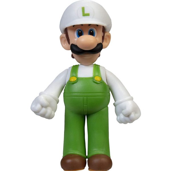 Super Mario Bros. Keräilymallinukkekoristeet Lasten syntymäpäivälahja - Luigi/valkoinen hattu Luigi/White Hat