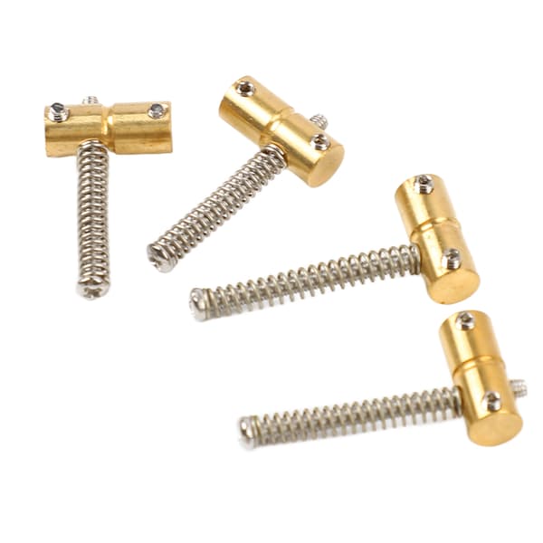 4 st gitarrstall sadel mässing 4 strängar sadlar set kit instrumenttillbehör för ersättning