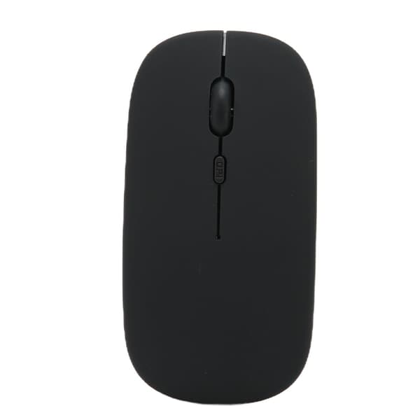 Trådløs Mus Mini Bærbar 3 Hastighed DPI Justerbar til Laptop Computer Tablet Kontor Sort Frosted Single Mode