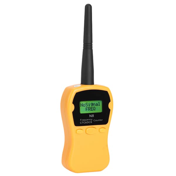 N8 Bærbar Radiofrekvenstæller Meter Walkie Talkie med CTCSS DCS Dekoder til Bil Marine Orange