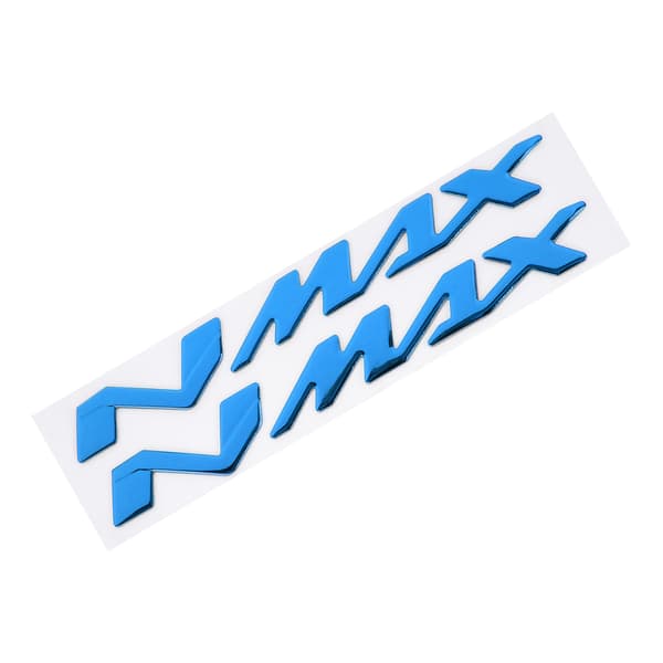 Yamaha NMAX155 125 Blå Motorcykel 3D Emblem Dekaler Par