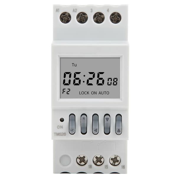 TM626 Smart Strømbryter Timer Tid Kontroll Relé AC220V Din Skinne Montering
