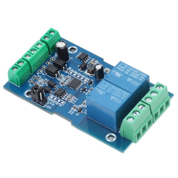 Relæmodul DC 7‑24V RS485/TTL Input Output med Anti Reverse Connection Protection To Relæmoduler