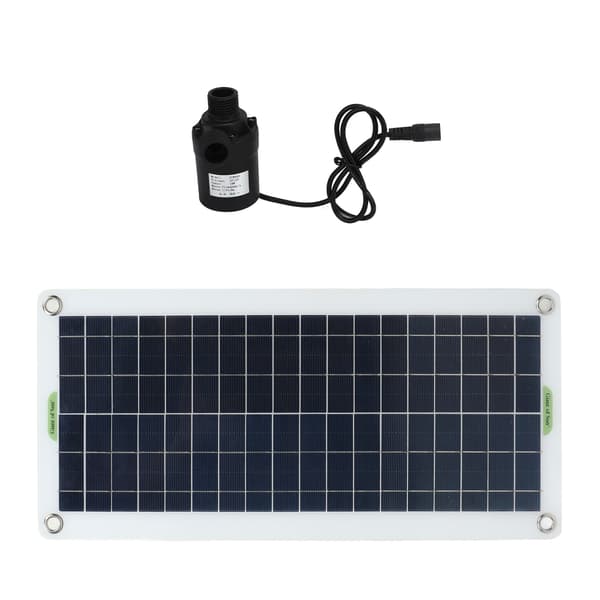 30W Polykrystallinsk Sol Vandpumpe Kit 800L Per Time til RV Drivhus Camping