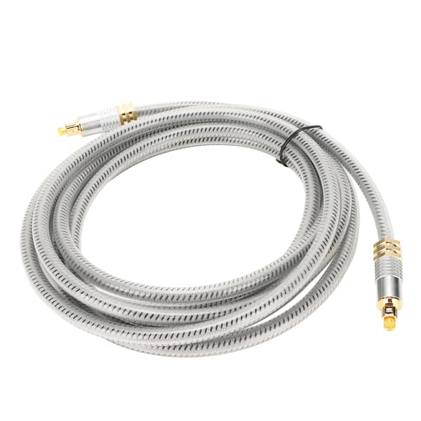 Profesjonell 24K gullbelagt digital optisk fiberkabel 1 meter for DVD CD-spiller TV-dekoder